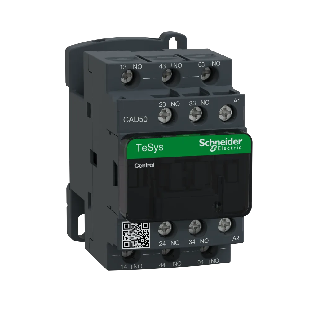 Schneider Electric CAD50P7 Hjälprelä 5 Sl, 10 A, 230 VAC