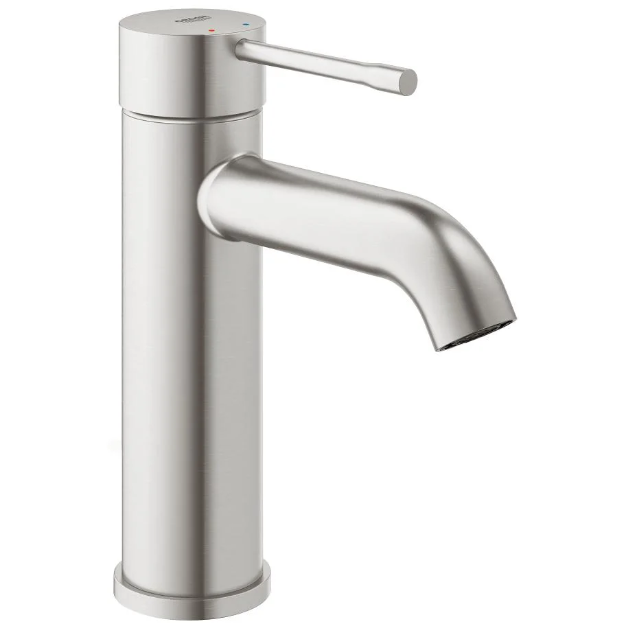 Grohe Essence New Tvättställsblandare supersteel med bottenventil - Bild 2