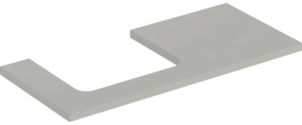 Geberit ONE 505.304.00.7 Bänkskiva 105 cm Grå