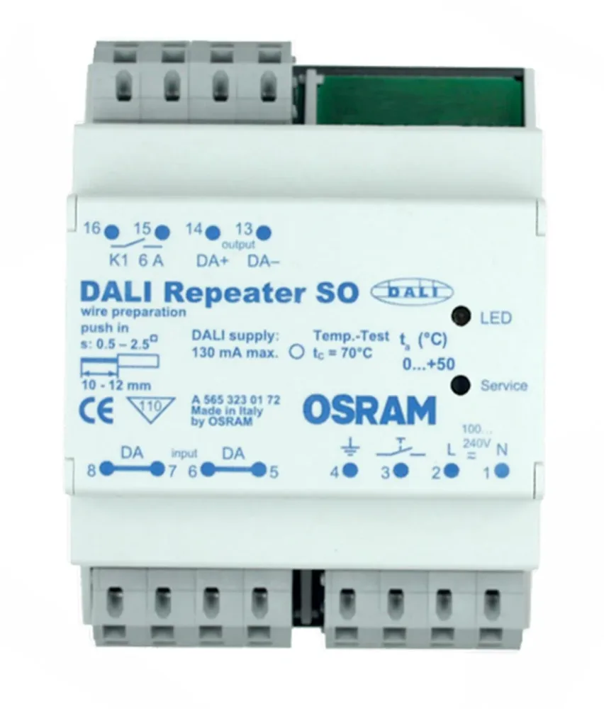 Osram DALI Repeater SO Repeater för ljusstyrning