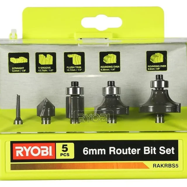 Ryobi RAKRBS5 Frässtålset 5 delar