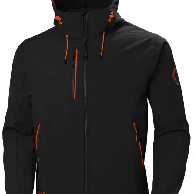 Helly Hansen Workwear Chelsea Evolution 74140-990 Softshelljacka svart/röd Svart/Röd