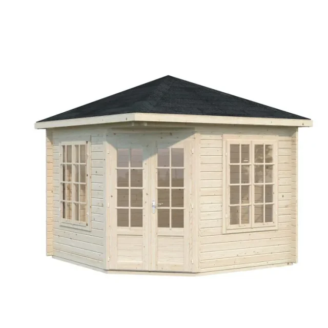 Palmako Melanie Lusthus 7,8 m²/inv. 6,9 m², med 44 mm vägg,, obehandlad