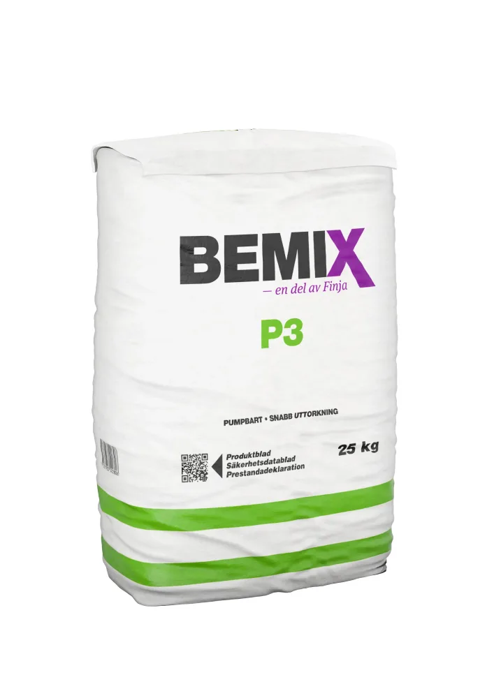Bemix P-3 Expanderbruk 25 kg, för undergjutningar