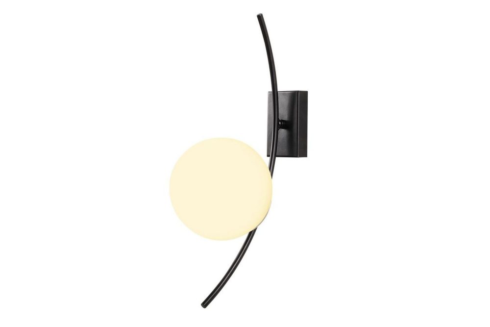 Vägglampa Kimbell Svart / Vit