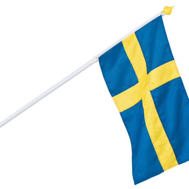 FASADFLAGGSET SVENSK 130X70CM