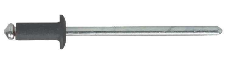 Ejot 130453 Blindnit AL/ST, kullrig Svart, 4.8x10 mm, 500-pack
