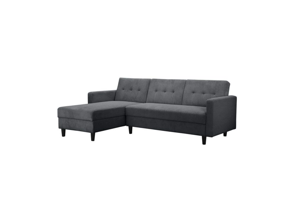 Bäddsoffa Hartford II 213x153x82 cm, Antracit