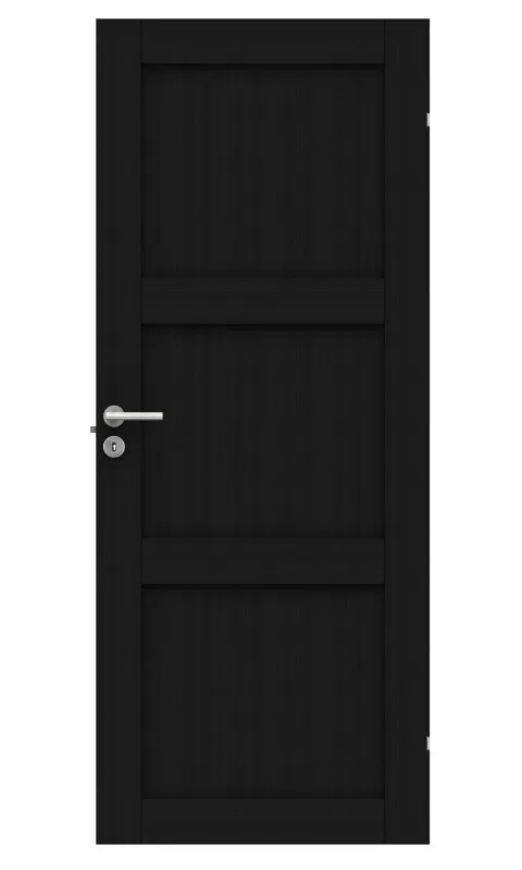 Swedoor Unique 03L Innerdörr vitpigmenterad ek 825x2040 mm - Bild 2