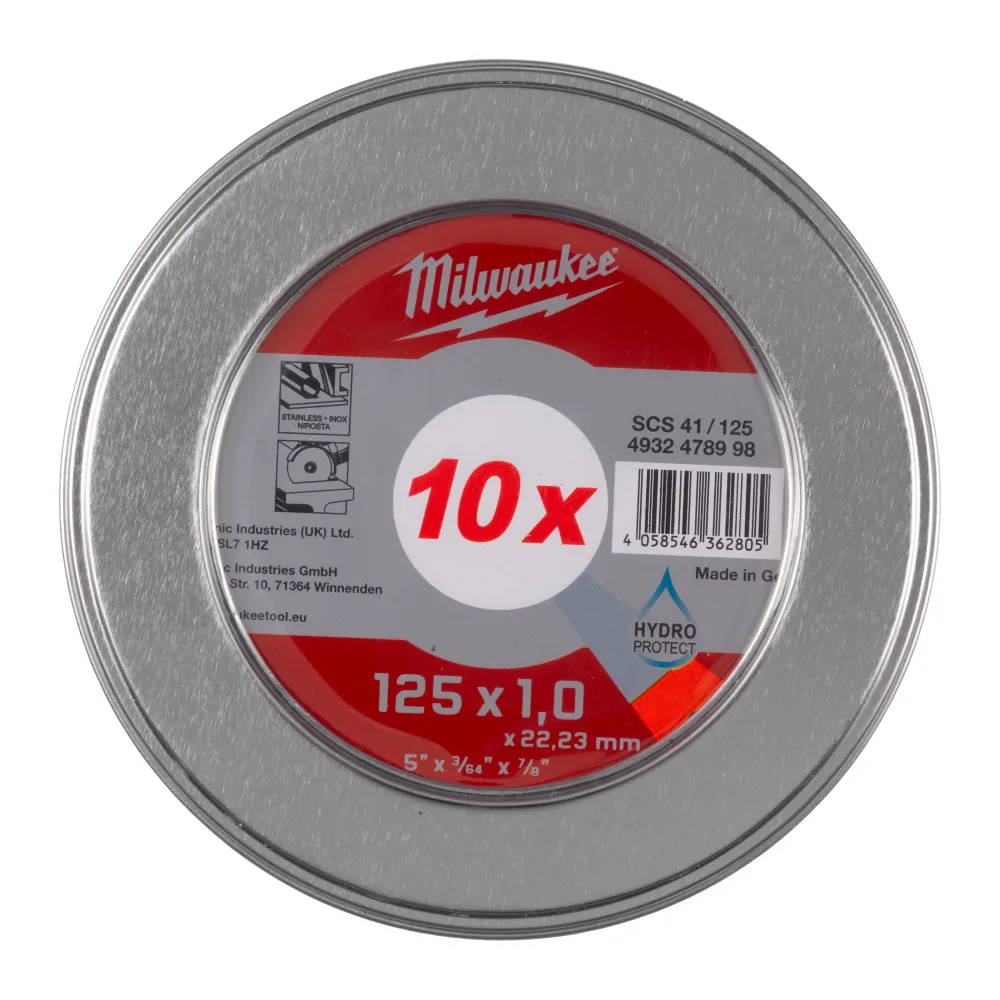 Milwaukee 4932478998 Kapskiva 10-pack 125 x 1.0 mm - Bild 2