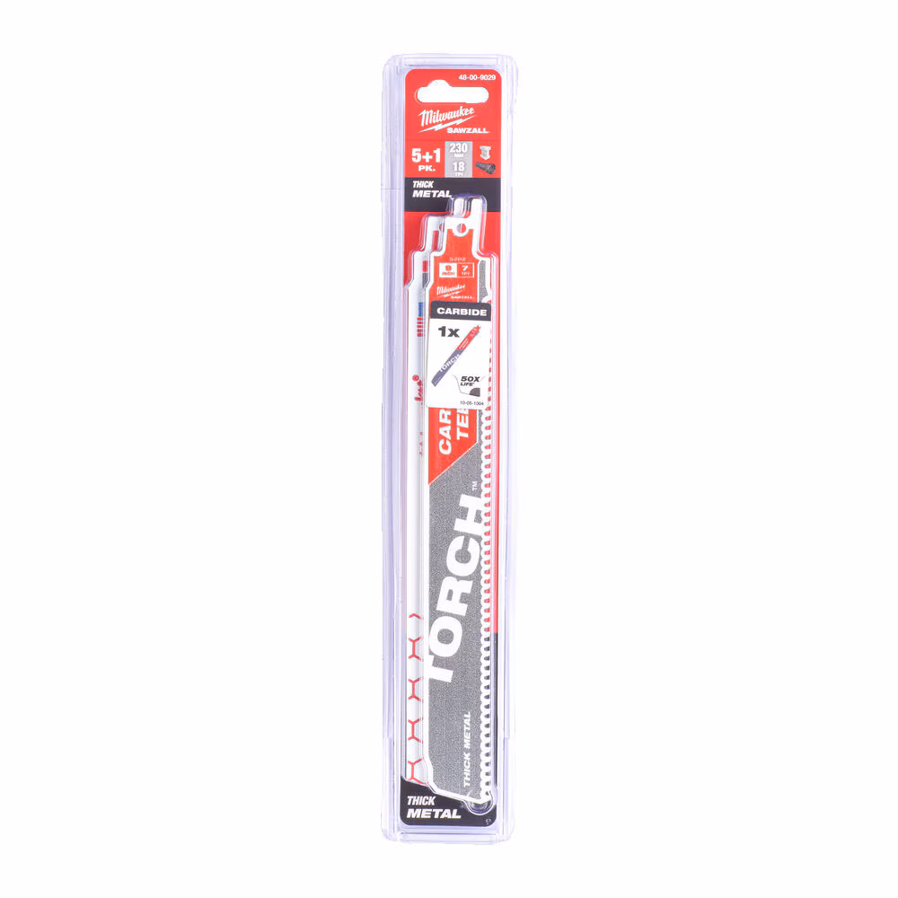 Kjøp Milwaukee Tigersagblad karbid, for støpejern og tyk metall, 230 mm, 5-pakning