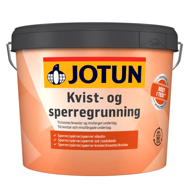 Kvist & Spärrgrundning 2.7L Vit