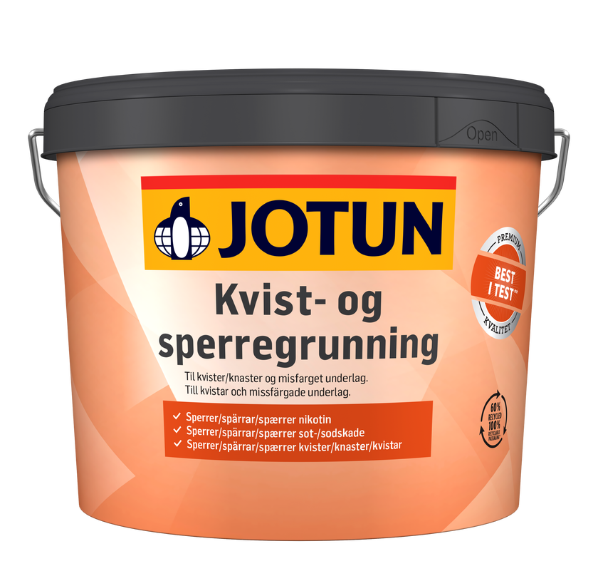 Kvist & Spärrgrundning 2.7L Vit