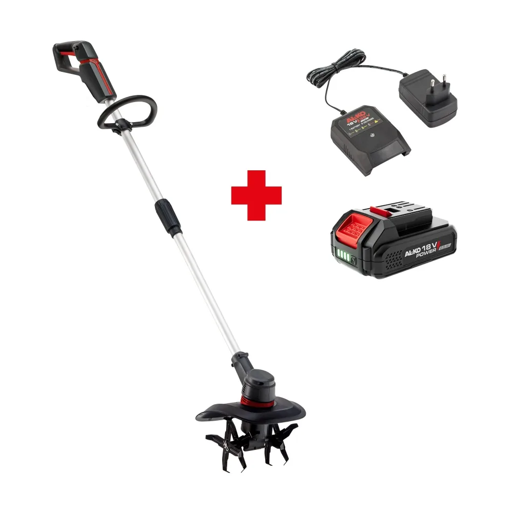 AL-KO TLD 1820 Comfort Kultivator med batteri och laddare