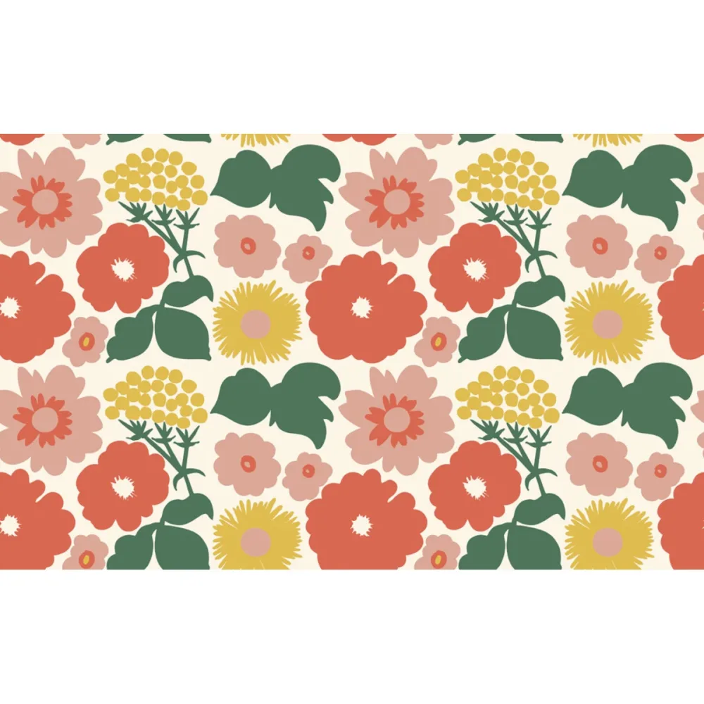 Marimekko 7 Kukkatori 25932 Rosa Tapet - Midbec | Stuvbutiken - Bild 2
