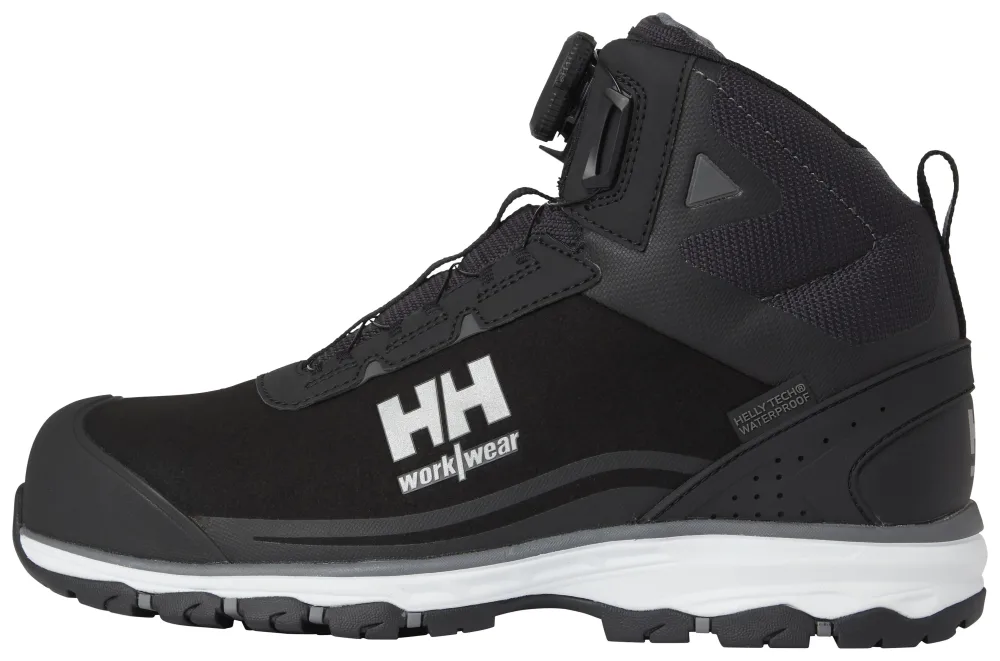 Helly Hansen Workwear Chelsea Evolution 2 Skyddskänga mid, svart, BOA, S3, HT wide 42
