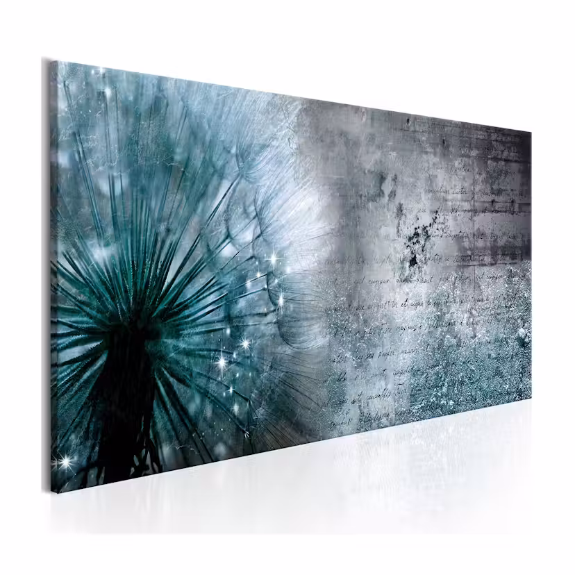 Tavla Arkiio Blue Dandelion 135x45 cm