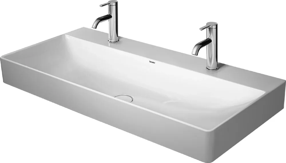 Duravit DuraSquare Tvättställ 1000x470 2 blandarhål - Bild 2