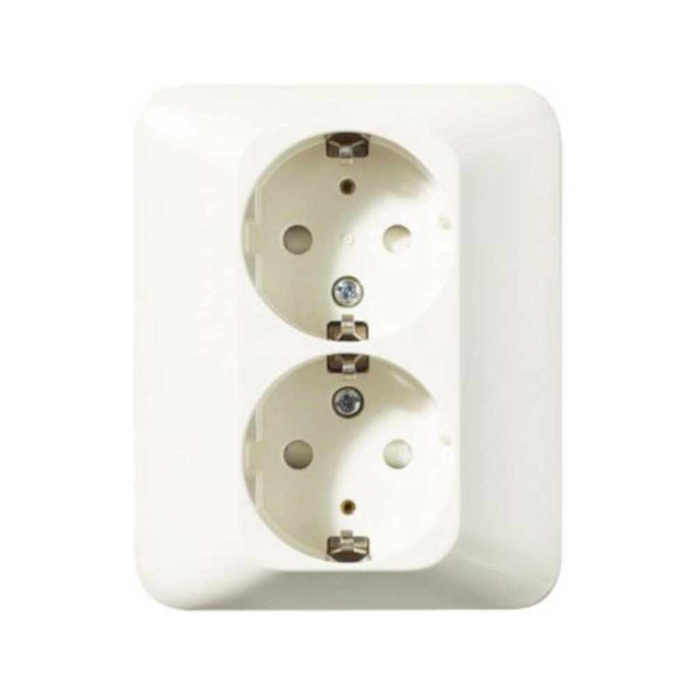 Kjøp Schneider Electric Veggdott, 2-veier, termoplast, 16A.