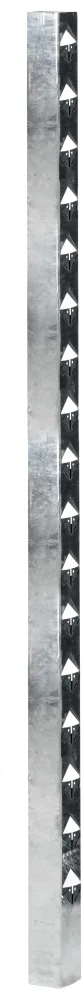 Jabo Öckerö 10276 Staketstolpe galvaniserat, 1100x70x70 mm Start/Avslut