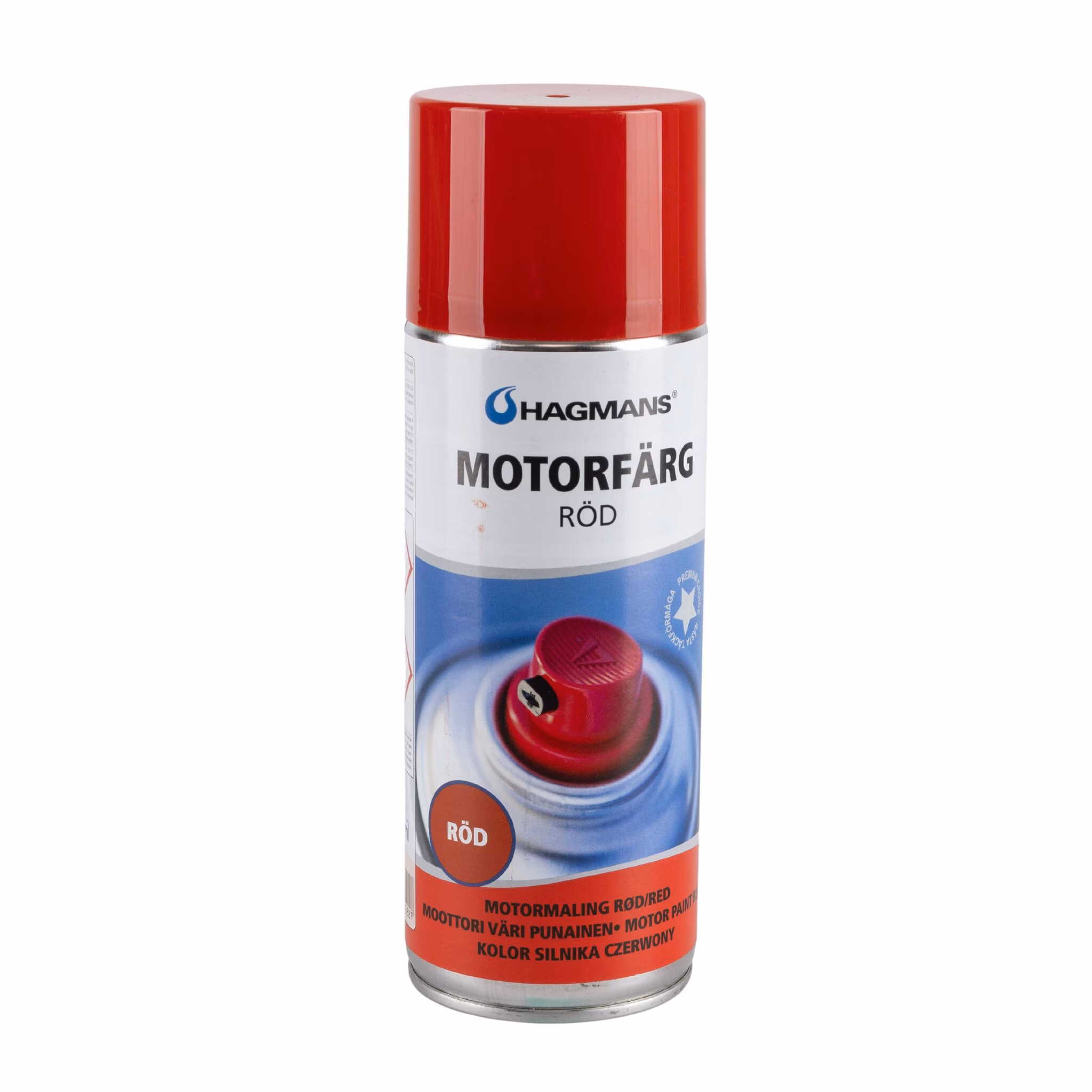 Kjøp Hagmans Motorlakk rød, 400 ml