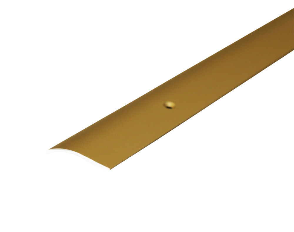 NIVÅLIST SLÄT GULD INKLUSIVE SKRUV 0-15MM 180CM