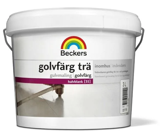 Beckers Trä Golvfärg halvblank Vit - Bild 2