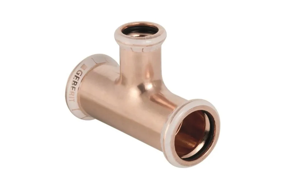 Geberit 1768312 T-rör med förminskat avstick 35 x 28 x 35 mm