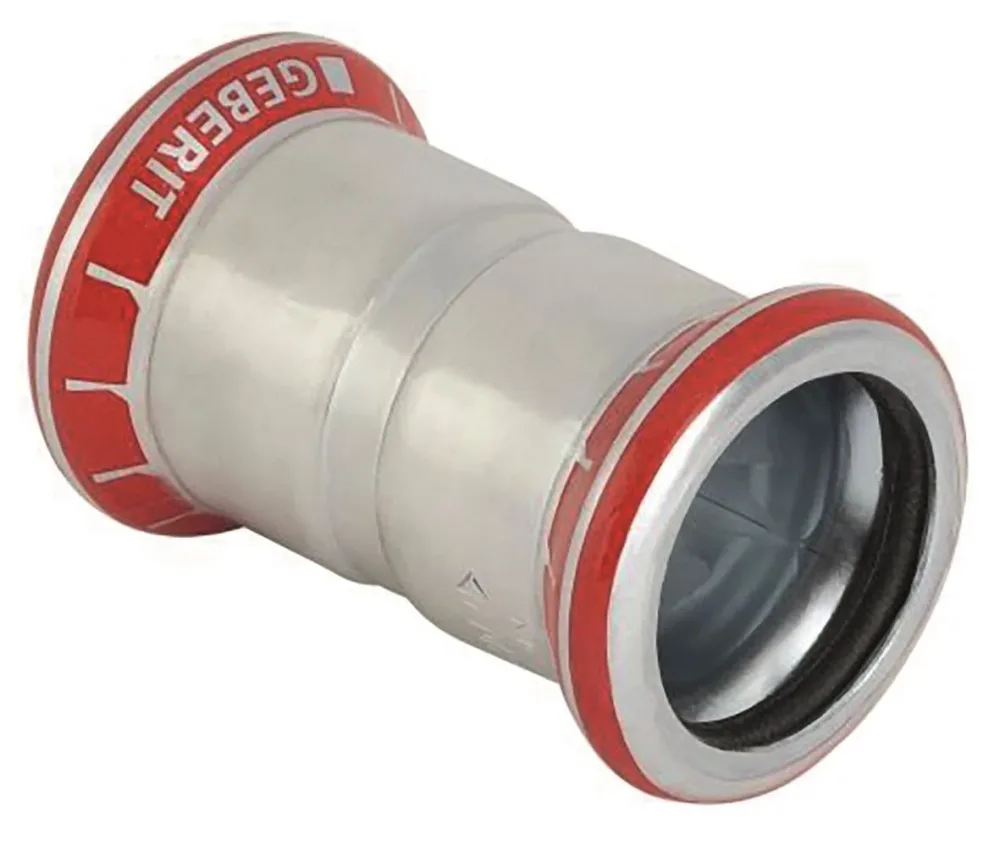 Geberit 1551009 Muff pressmuff, elförzinkad 54 x 54 mm