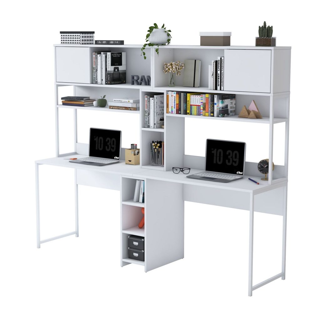 Sarnor Skrivbord 210x170,5x50 cm