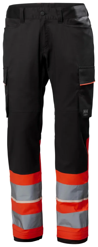 Helly Hansen Workwear UC-ME 77515_269 Arbetsbyxa varsel, svart/orange Varsel, Svart/Orange