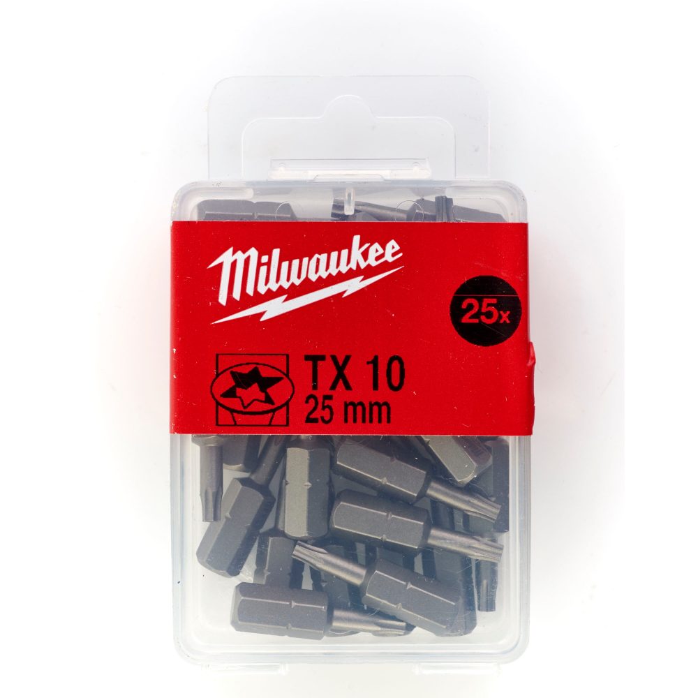 Kjøp Milwaukee Bits, TX10x25 mm, 25-pakning