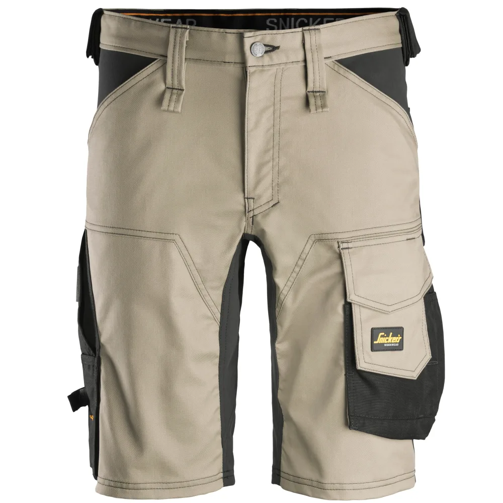 Snickers Workwear 6143 AllroundWork Shorts khaki/svart Khaki/Svart
