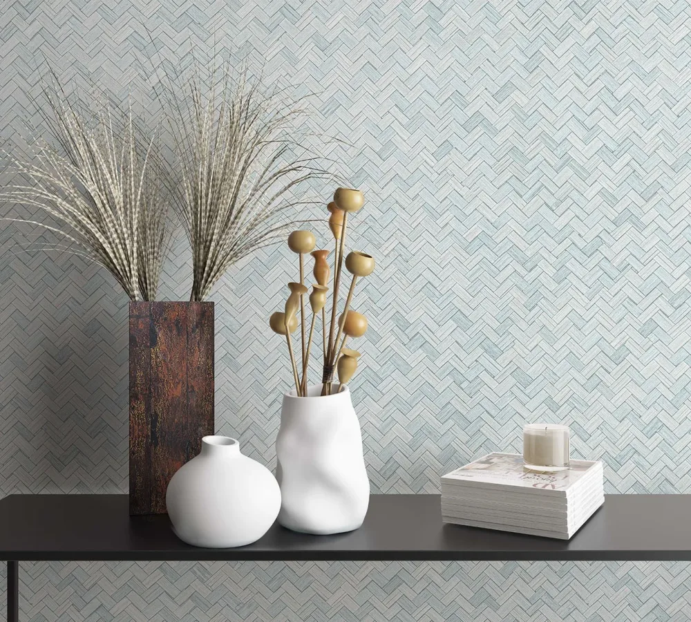 Marburg Trend 7034 Tapet Turkos/beige
