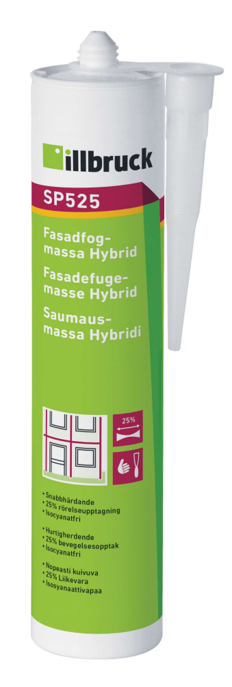 FASADFOGMASSA SP525 BETONGGRÅ 310ML ILLBRUCK