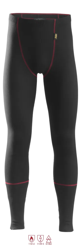 Snickers Workwear 9460 ProtecWork Långkalsong svart, flamskydd 3XL