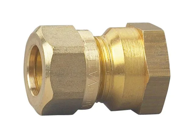 Vatette FG0330334 Klämringskoppling rak, inv gänga 10 mm x G10