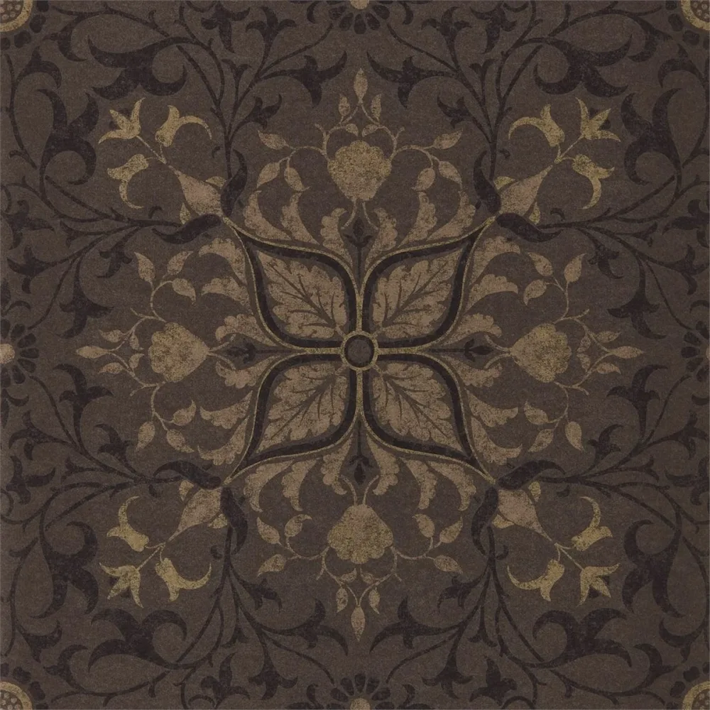 Pure Net Ceiling Charcoal/gold Dmpu216036 Svart Tapet | Stuvbutiken