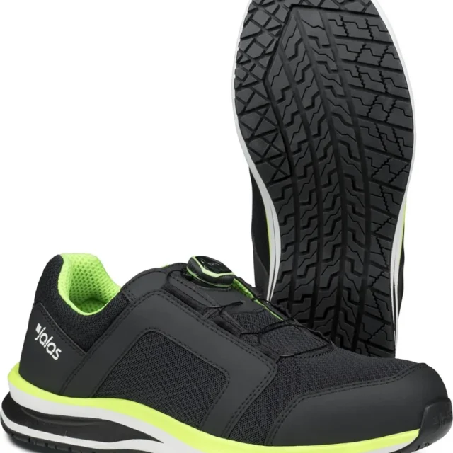 Jalas TEMPUS 5668 Skyddssko S1P, BOA, ESD, svart/gul 43