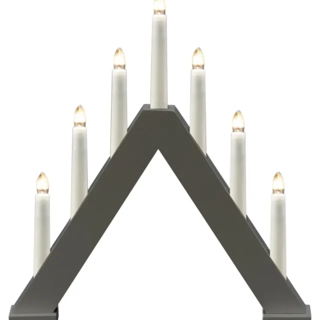 Konstsmide 3930-205 Adventsljusstake 7 ljus Vit
