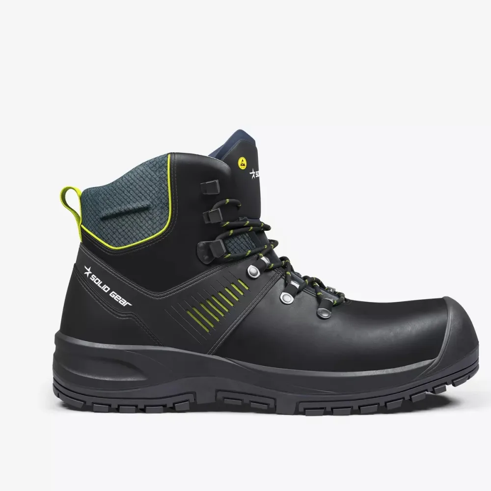Solid Gear Ion Mid Skyddskänga S3L, ESD, svart 38