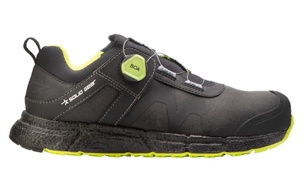Solid Gear Venture 2 Skyddssko S3, BOA, svart, nanohätta 43