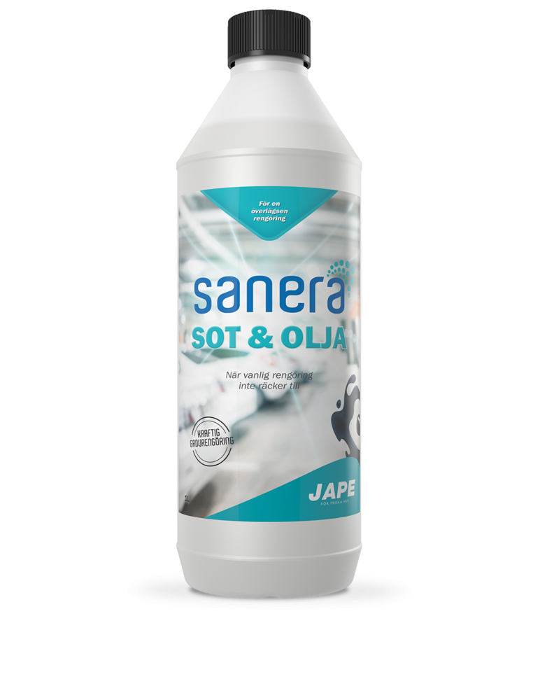 RENGÖRINGSMEDEL JAPE SANERA, SOT&OLJA 1L