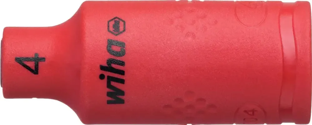 Wiha 43088 Hylsa 1/4", 42 mm, utvändig sexkant, 1000 V 4 mm