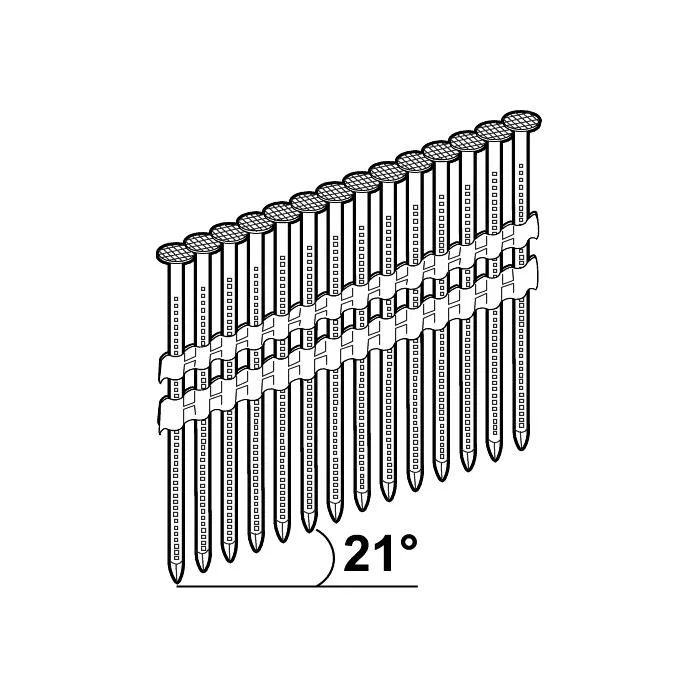 ESSVE M-Fusion Maskinspik 21° D-huvud, 2200-pack 2,8x50mm