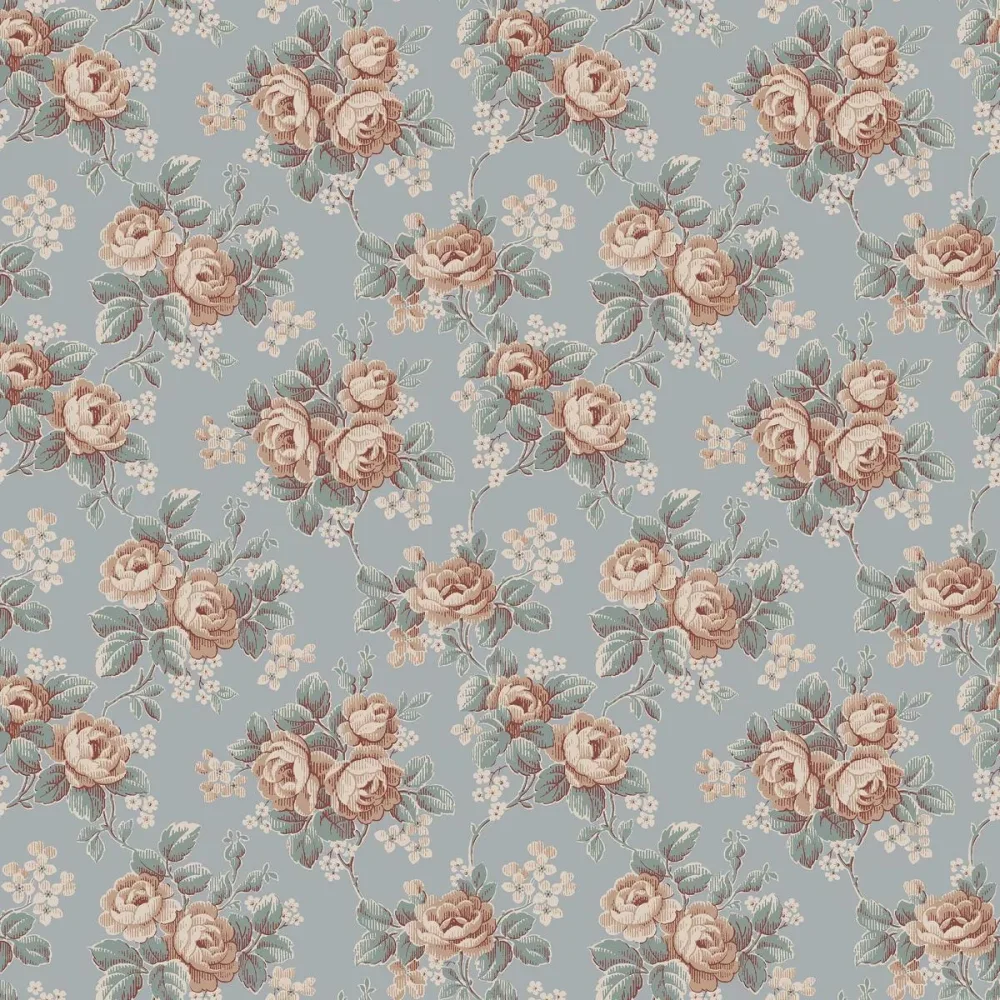 Charm Helena 8189 - Blå Blommig Tapet | Stuvbutiken