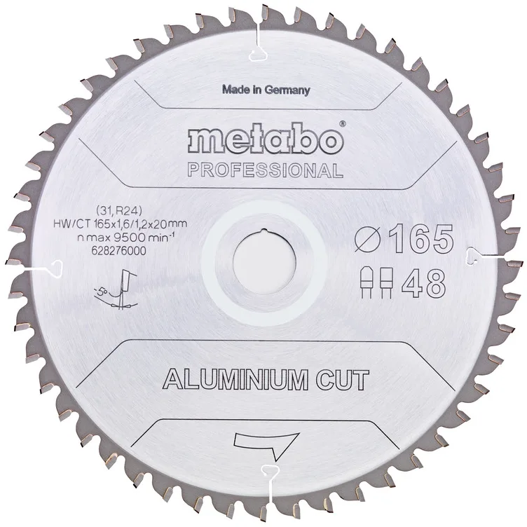 Metabo 628288000 Sågklinga 160x20 mm, 48T