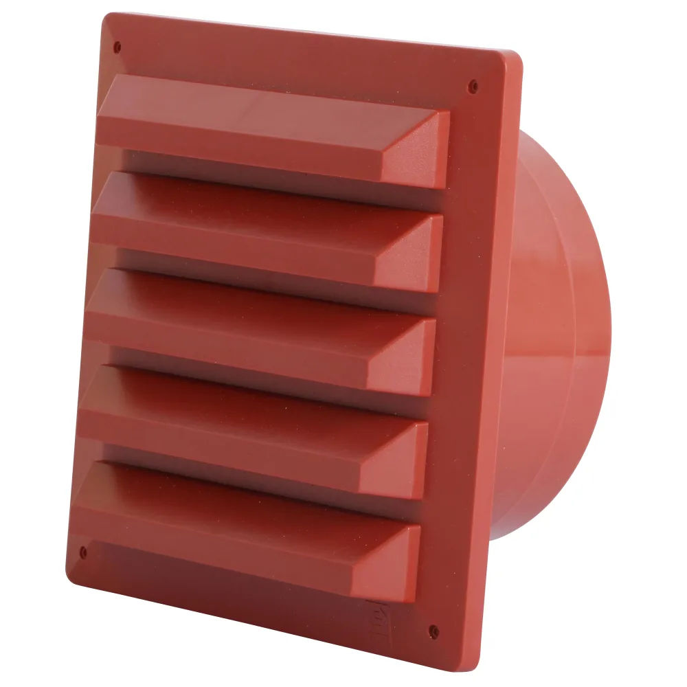 Flexit 117144 Ventilgaller för Ø100 mm kanal, med stos Svart