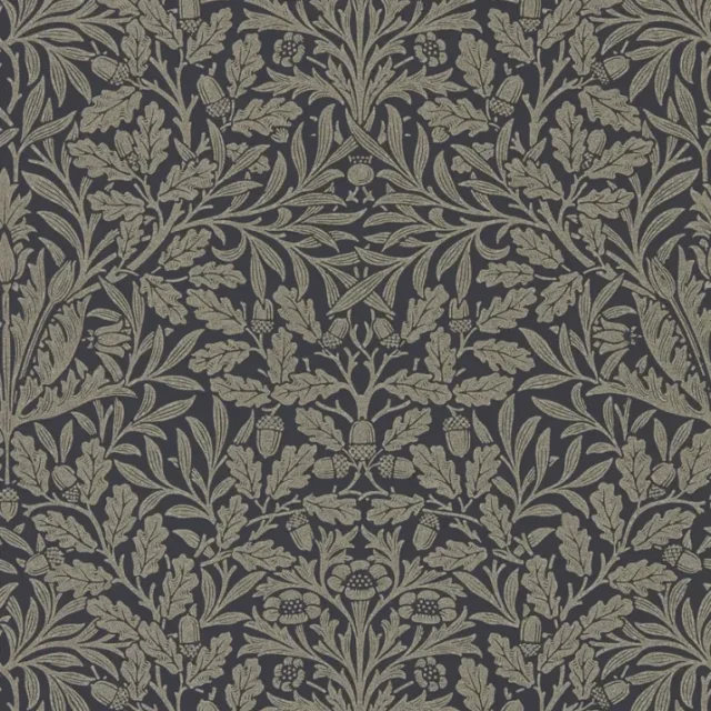 Morris & Co - Pure Acorn Charcoal/Gilve Morris Pure Wallpapers