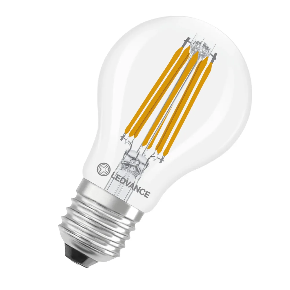 LEDVANCE Normal LED-lampa 7,2 W, 1521 lm, 2700 K, E27, dimbar Klart glas